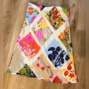 Moschino colorful patchwork style skirt